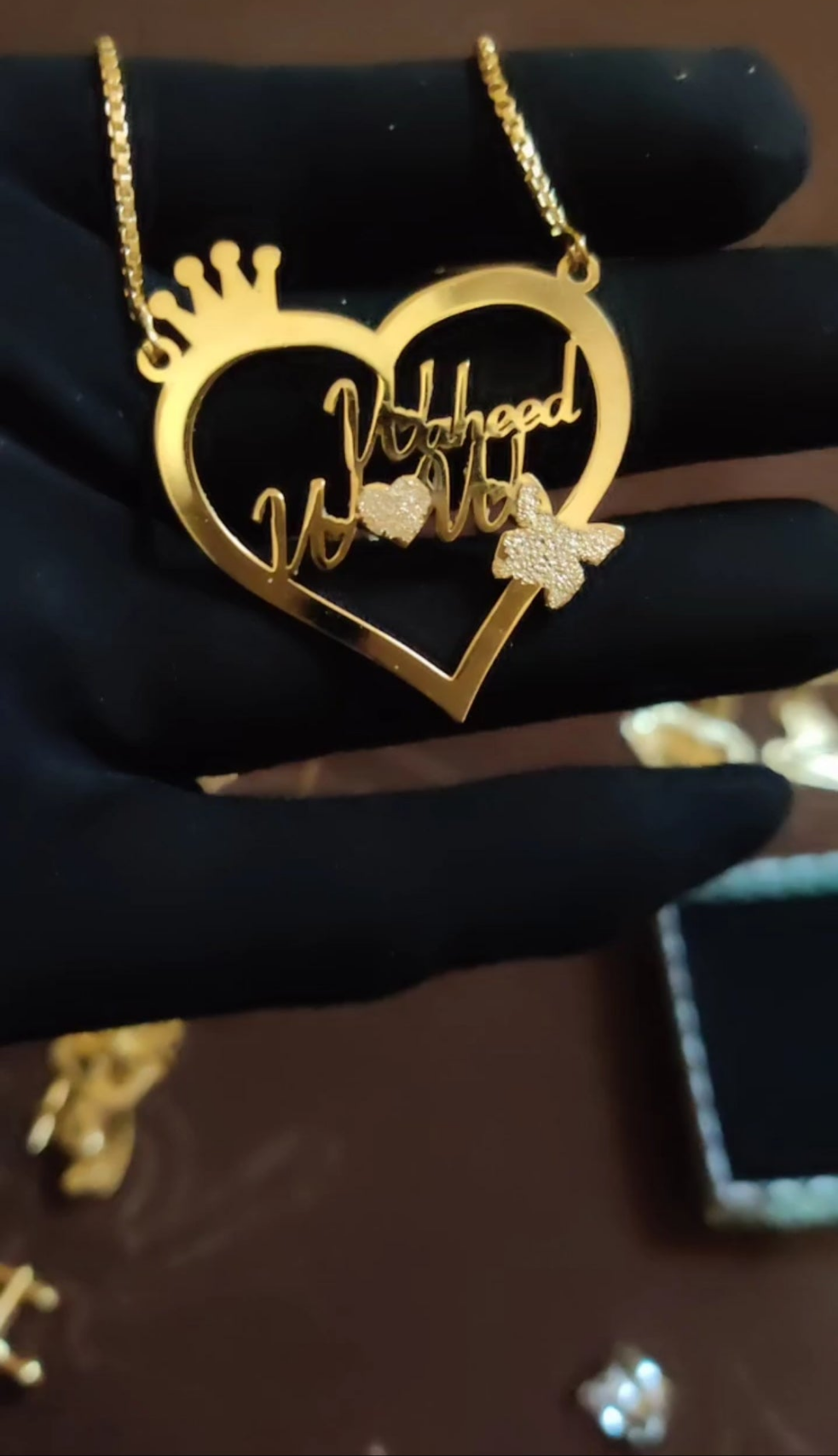 Crown Heart Necklace